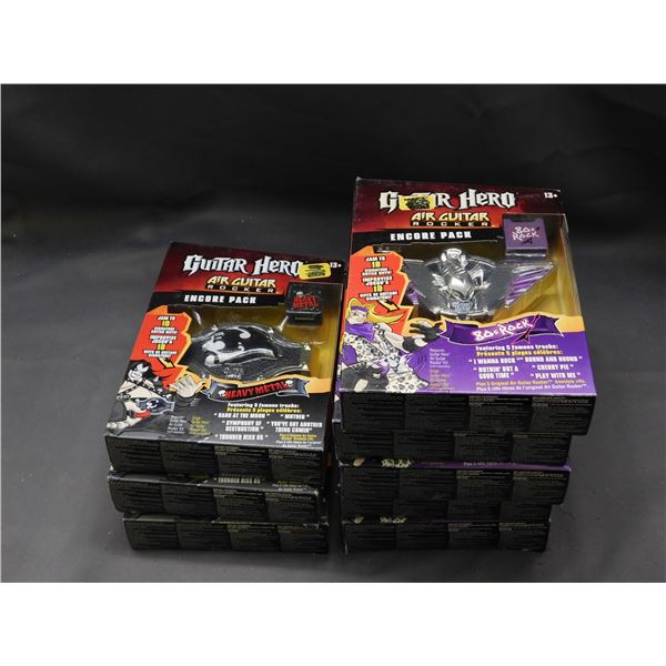 Guitar Hero Air Guitar Rocker Encore Pack 80s Rock (5) and Heavy Metal (3) New Old Stock
