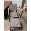 Image 3 : 5 Piece Aluminum Frame Canvas Brand Patio Set