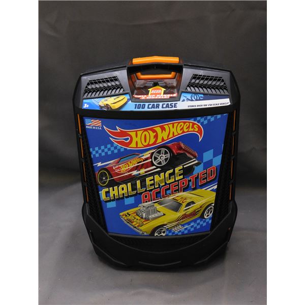 Hot Wheels Challenge Accepted 100 Car Case (with some cars inside)