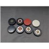 Image 2 : Lot of 8 Hockey Pucks Jets, Islanders, Leafs, Buffalo Sabres, KFC
