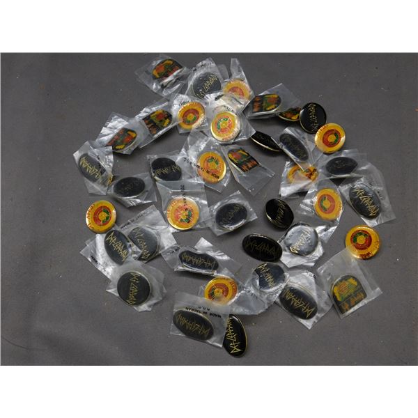 Lot of Pinback Pins Buttons Def Leppard