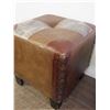 Image 2 : Upholstered Square Ottoman Foot Rest