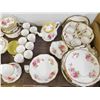 Image 2 : HUGE Royal Albert Fine Bone China "American Beauty" Dining Set with Teapot, Cups, Saucers, Plates
