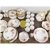 Image 3 : HUGE Royal Albert Fine Bone China "American Beauty" Dining Set with Teapot, Cups, Saucers, Plates
