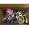 Image 2 : Box of Costume Jewelry 12lbs Assorted
