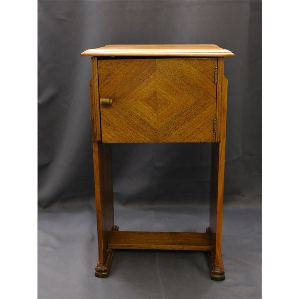 Vintage Wooden Smoke Stand 23" x 13" Art Deco