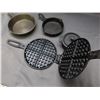Image 2 : Small Cast Iron Egg, Waffle Press , Mini Crock, etc