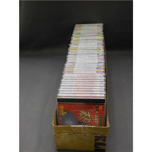 Lot of 49 Southern Gospel, Contemporary Christian and Christmas Karaoke CD + Graphics all NEW SEALED