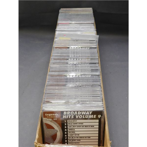 Large Lot of approx 190 Karaoke CDs Broadway Hits, Blues, Legends, Dance Remix, etc