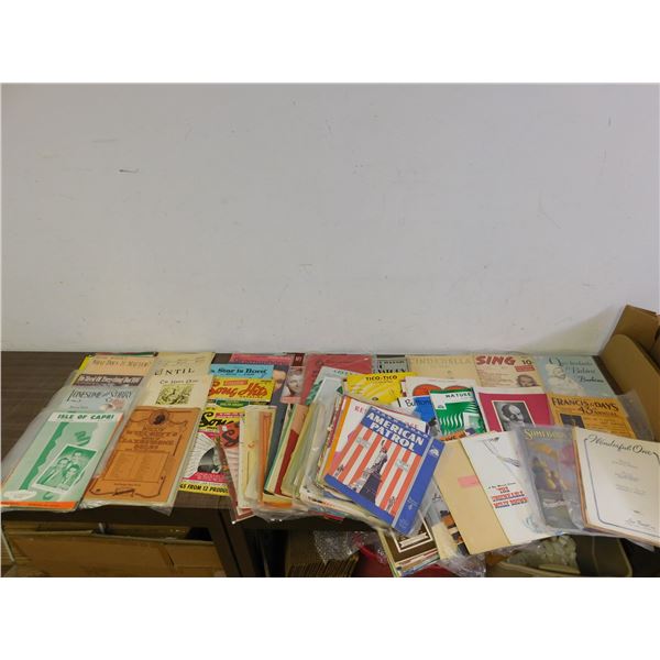 HUGE Lot of Sheet Music Instrumental, Classics, Piano