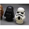 Image 2 : 1980 Star Wars Empire Strikes Back Lot of 4 Candy Head Topper Boba Fett Vader