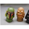 Image 3 : 1980 Star Wars Empire Strikes Back Lot of 4 Candy Head Topper Boba Fett Vader