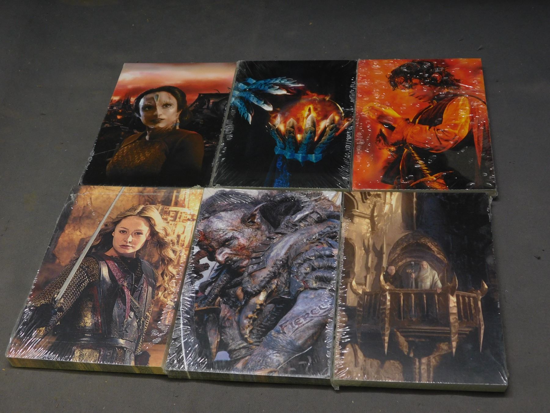 Lot of 6 Decipher Sealed Packs of CCG Promo Postcards Lord The Rings ...