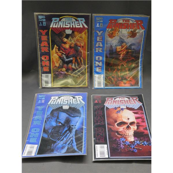 Punisher Year One Comic Set 1-4 Frank Castle Amazing Spider-Man #129 prequal