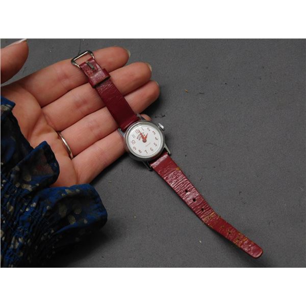 Vintage Mickey Mouse Ingersoll Mechanical Watch Works*