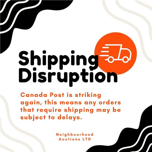 **IMPORTANT SHIPPING NOTICE**