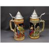 Image 1 : Pair of Western Germany Beer Steins