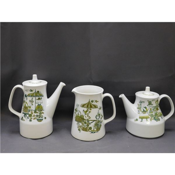 Figgjo Norway Market Tea / Coffee Pots and Pitcher Fine Bone China