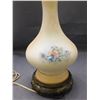Image 3 : Lot of 2 Vintage Antique Ceramic Base Table Lamp and Porcelain Table Lamp