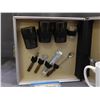 Image 2 : Lot of Mixologist Cocktail Kit in Travel Case, Mugs and Nut Pick / Crackers