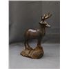Image 1 : Wooden Carved Deer 12"