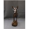 Image 2 : Wooden Carved Deer 12"