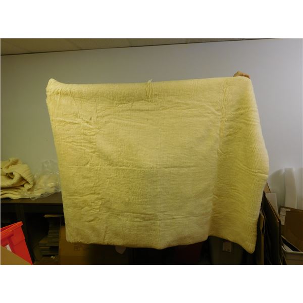 Vintage Wool Shearling Mattress Fitted Sheet Made in Canada Queen Size