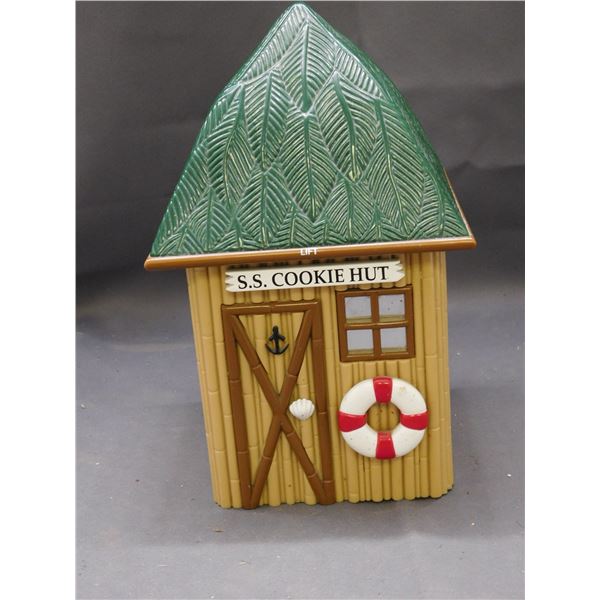 1990s Gilligans Island Cookie Jar "S,S, Cookie Hut"