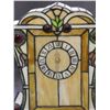 Image 3 : Mid Century Stained Glass Clock Tiffany Dale *lights up*