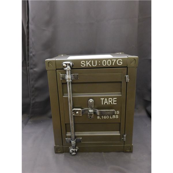 Metal Container Padlock Safe 19" x 16" x 13"