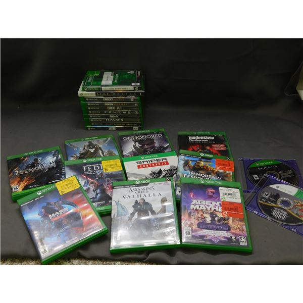 Lot of 22 Xbox One Games, 2 Xbox 360 Games