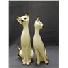 Image 2 : Pair of Siamese Cats Ceramic Figurines 14"