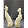 Image 3 : Pair of Siamese Cats Ceramic Figurines 14"