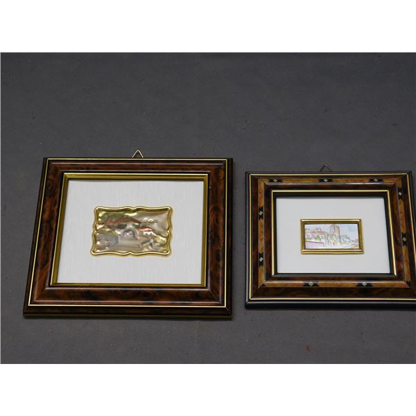 Italian Creazioni Artistiche Sterling Silver Framed Wall Art