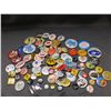 Image 1 : Lot of approx 100 Vintage Advertising Pinback Buttons