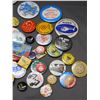 Image 2 : Lot of approx 100 Vintage Advertising Pinback Buttons