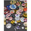 Image 4 : Lot of approx 100 Vintage Advertising Pinback Buttons