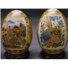 Image 2 : Lot of 3 Setsuma Style Painted Porcelain Eggs