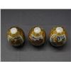 Image 4 : Lot of 3 Setsuma Style Painted Porcelain Eggs