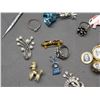 Image 3 : Lot of Vintage Jewelry, Cufflinks, 4-Picture Locket, Asian Box