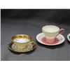 Image 3 : Lot of 4 Cups and Saucers, Aynsley, German, Royal Winton *chip*