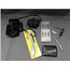 Image 1 : Junk Lot Lot of Binoculars, Pocket Knife, Etc