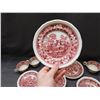 Image 2 : 30pc Set of Vintage Copeland Spode Tower in Pink circa 1940s 50s