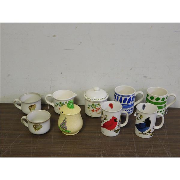 Lot of 9 Assorted Mugs