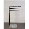 Image 1 : Chrome Floor Standing 3 Tier Towel Rack