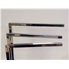 Image 4 : Chrome Floor Standing 3 Tier Towel Rack