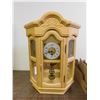 Image 1 : Solid Wooden Curio Wall Clock Cabinet