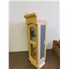 Image 6 : Solid Wooden Curio Wall Clock Cabinet