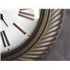Image 2 : Battery Operated Roman Numeral Wall Clock 18" Modern