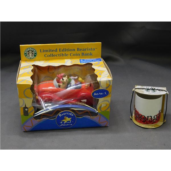 Lot of 2 Starbucks Limited Edition Bearista and City Mug Hong Kong Collectors Ed